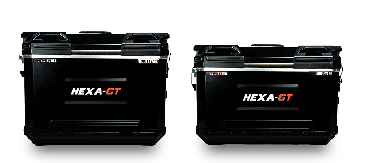 Hexa-GT 32L Short Version Panniers - Compact, Durable, and Waterproof Adventure Panniers